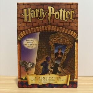 Jigsaw Puzzle HARRY POTTER THE SORCERER'S STONE Glow-in-the-Dark 250 Piece NEW